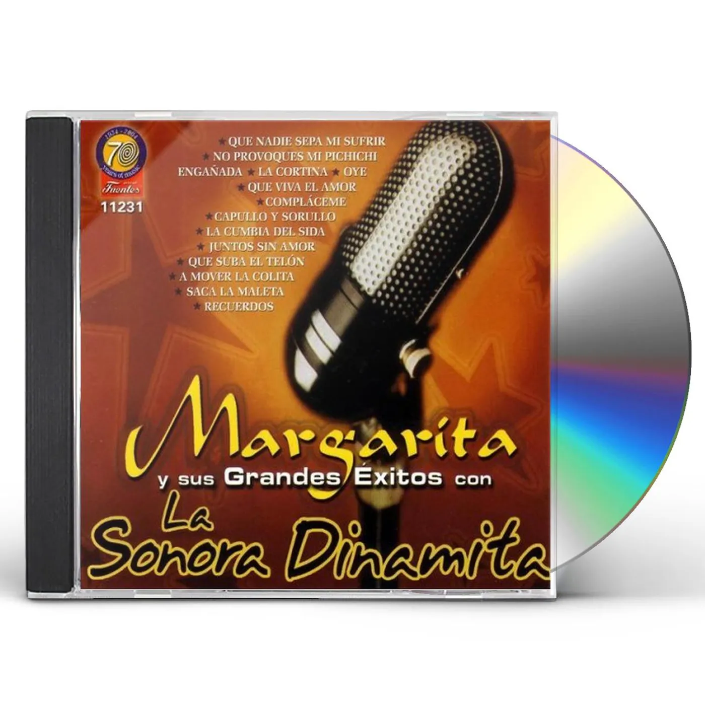 Sonora Dinamita MARGARITA Y SUS GRANDES EXITOS CD