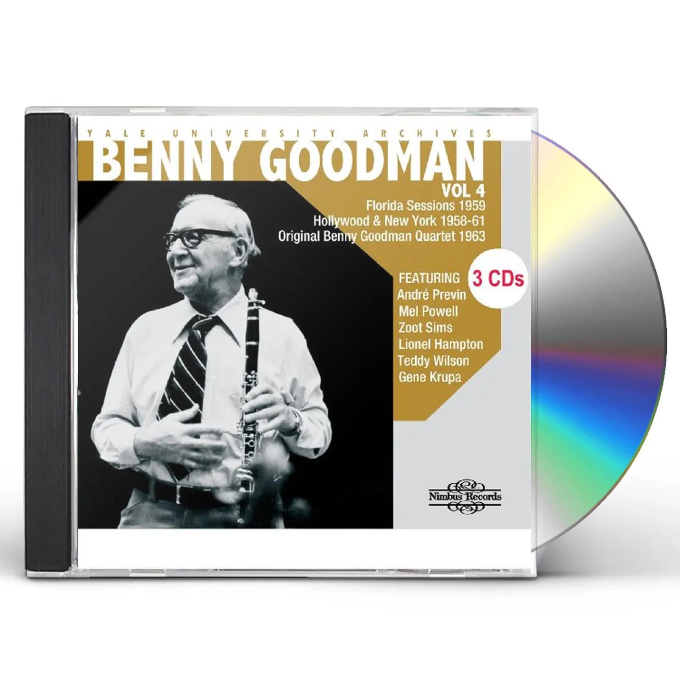 Benny Goodman YALE UNIVERSITY ARCHIVES 4 CD