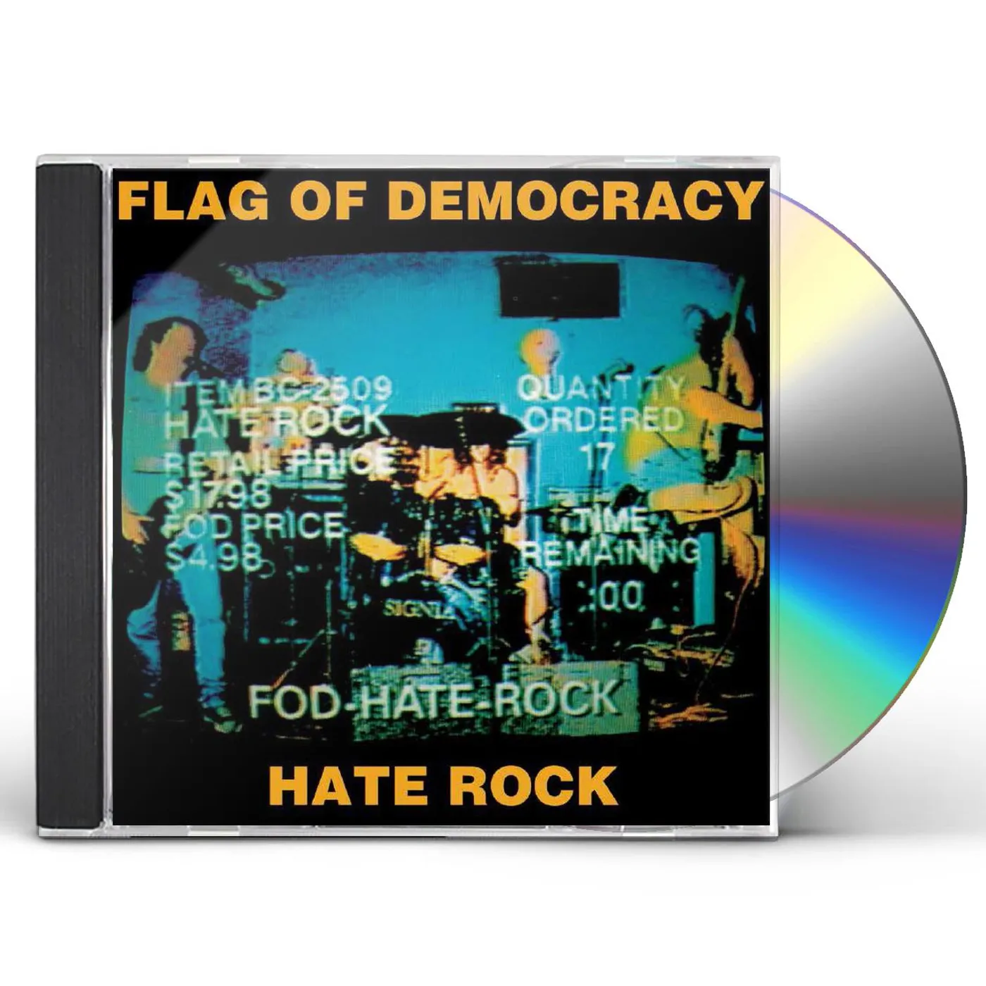 Flag Of Democracy HATE ROCK CD