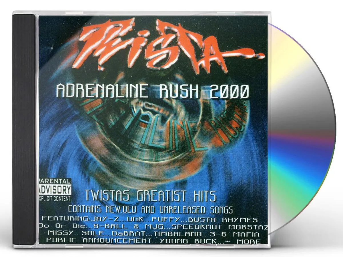 Twista ADRENALINE RUSH 2000 CD