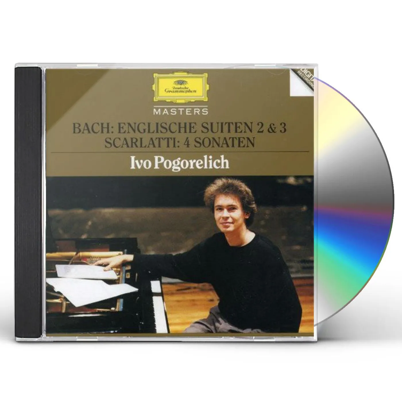 Ivo Pogorelich BACH,J.S: ENGLISH STES 2 & 3 / SCARLATTI: 4 SONATAS CD