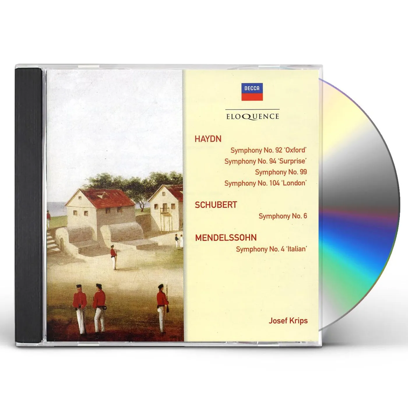Krips ELOQUENCE: HAYDN SCHUBERT MENDELSSOHN SYMPHONIES CD