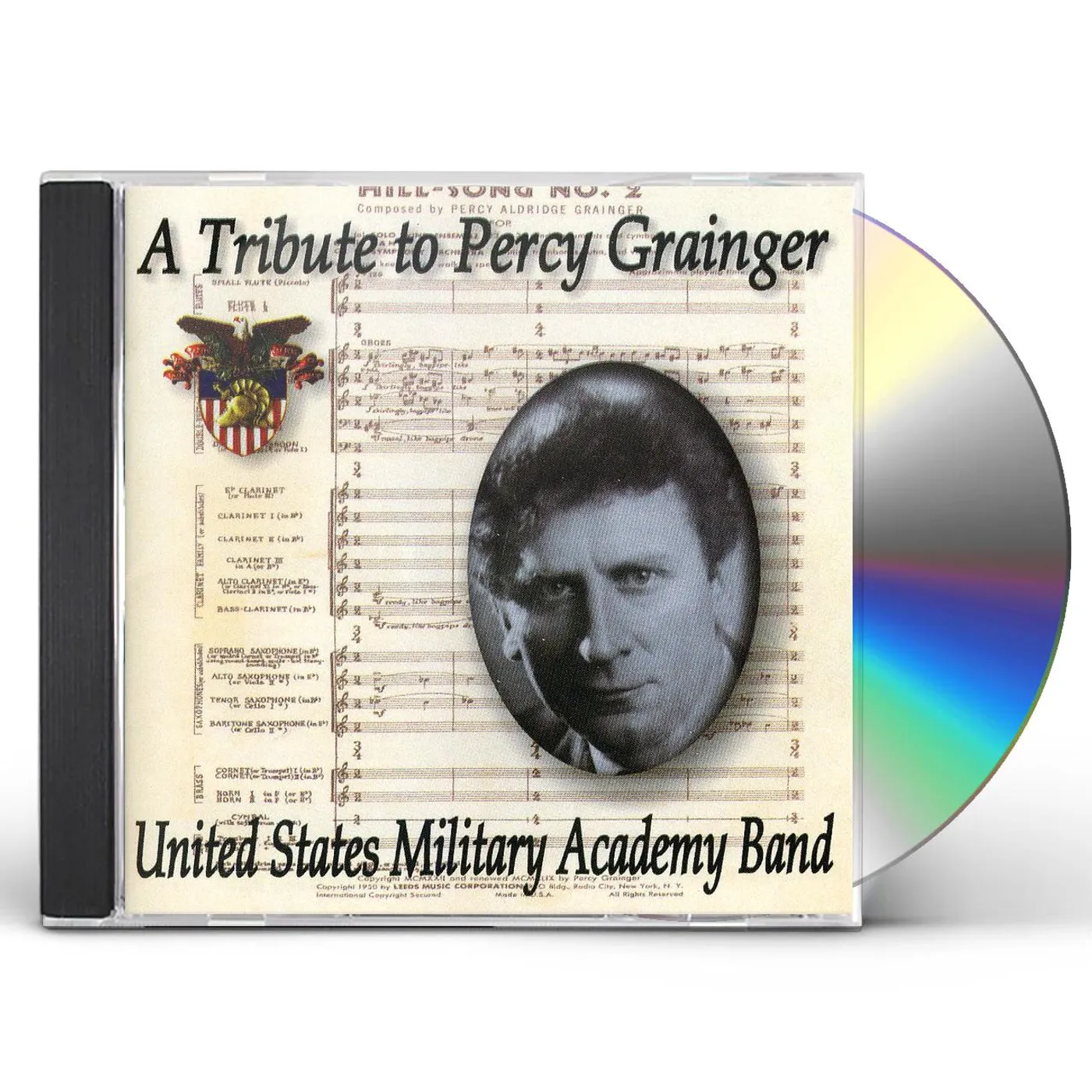 US Military Academy Band TRIBUTE TO PERCY GRAINGER CD