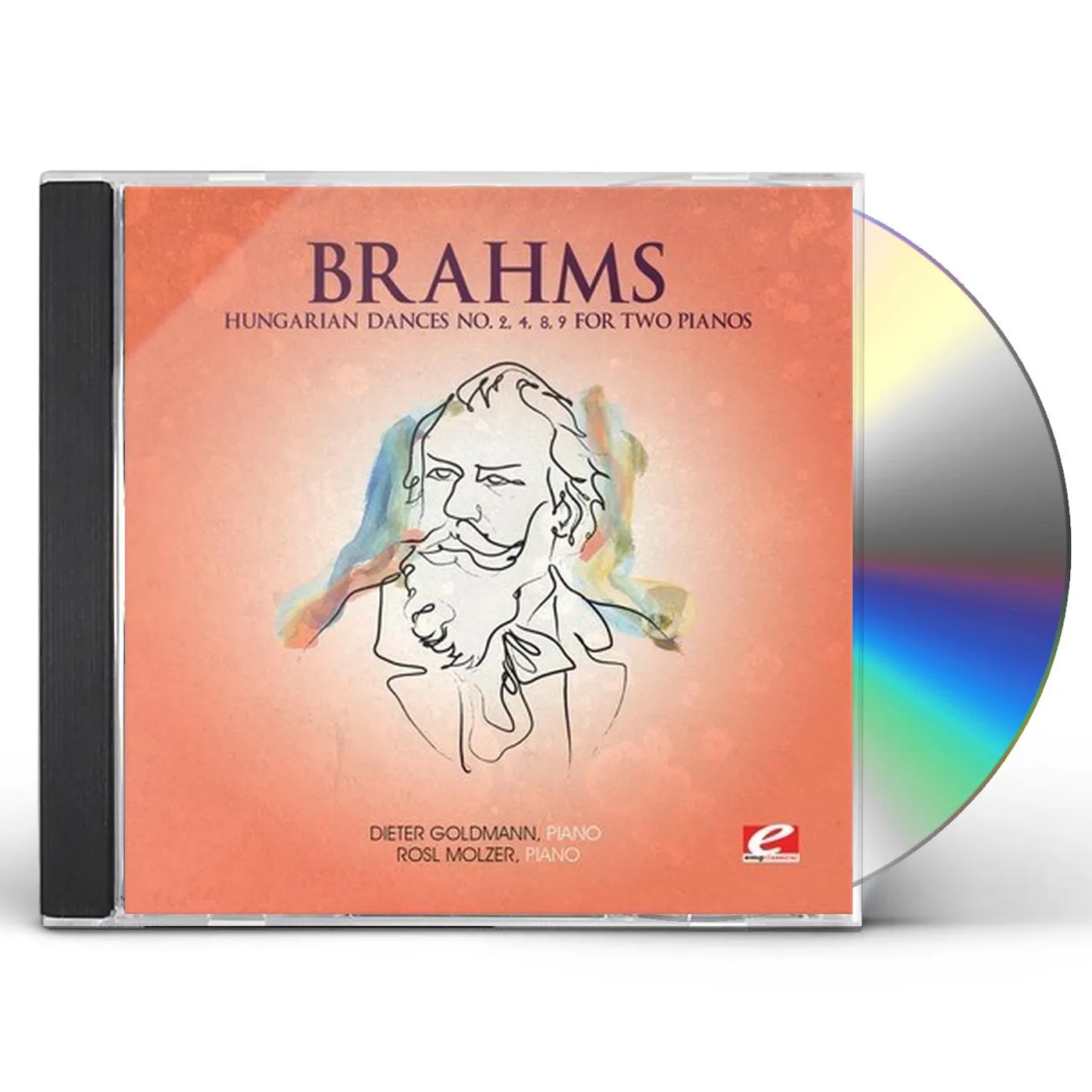 Johannes Brahms HUNGARIAN DANCES FOR TWO PIANOS CD
