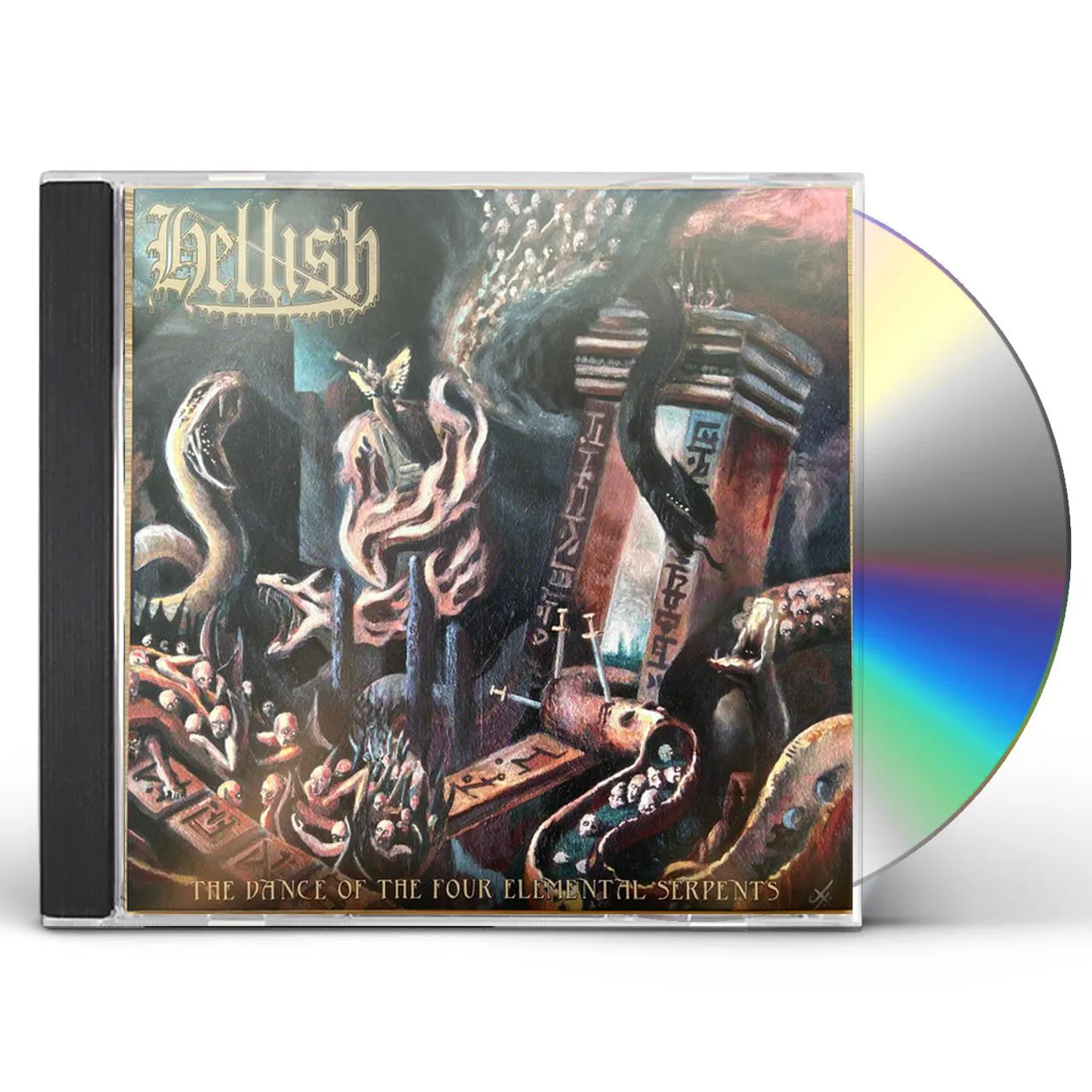 Hellish DANCE OF THE FOUR ELEMENTAL SERPENTS CD