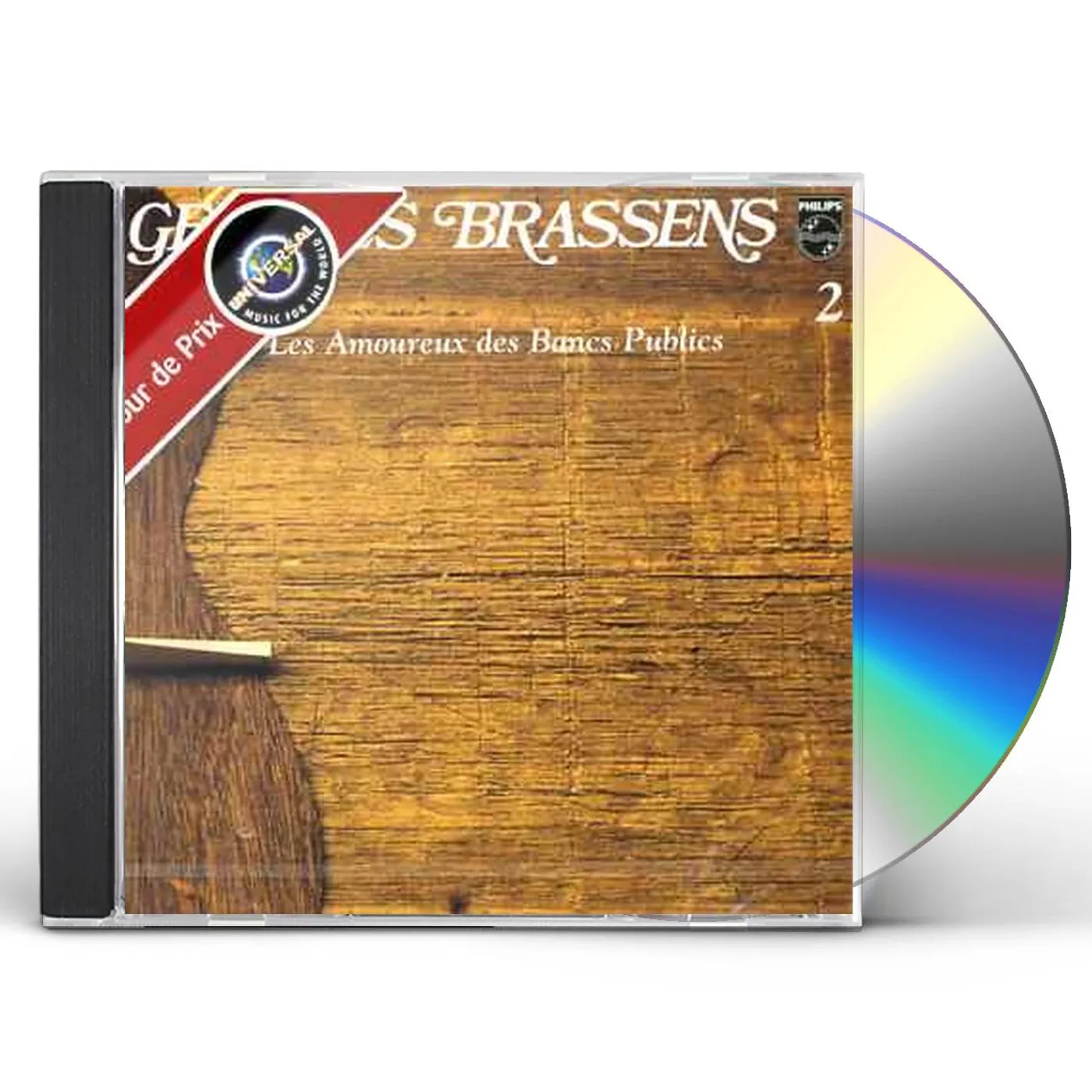 Georges Brassens LES AMOUREUX DES BANCS PUBLICS (VOL2) CD