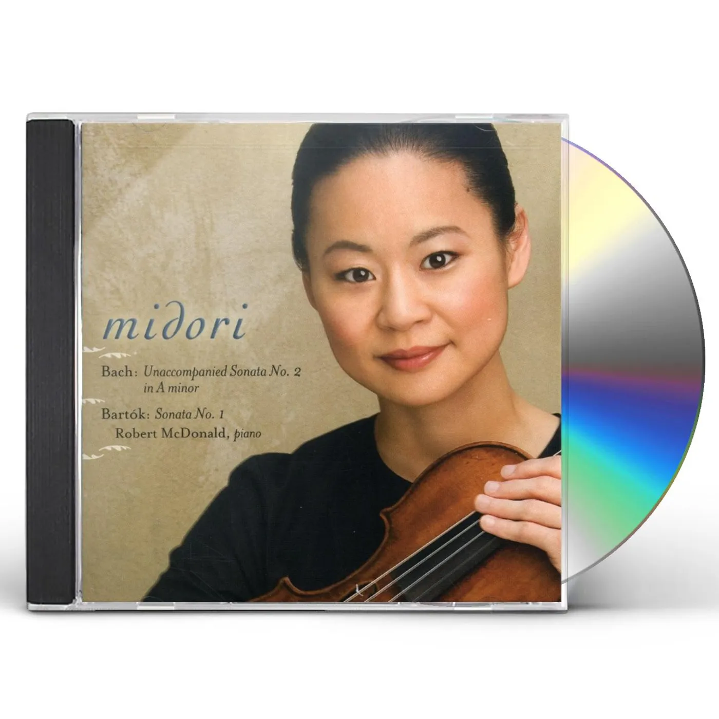 Midori BACH: SONATA NO 2 IN A MINOR / BARTOK: SONATA NO 1 CD