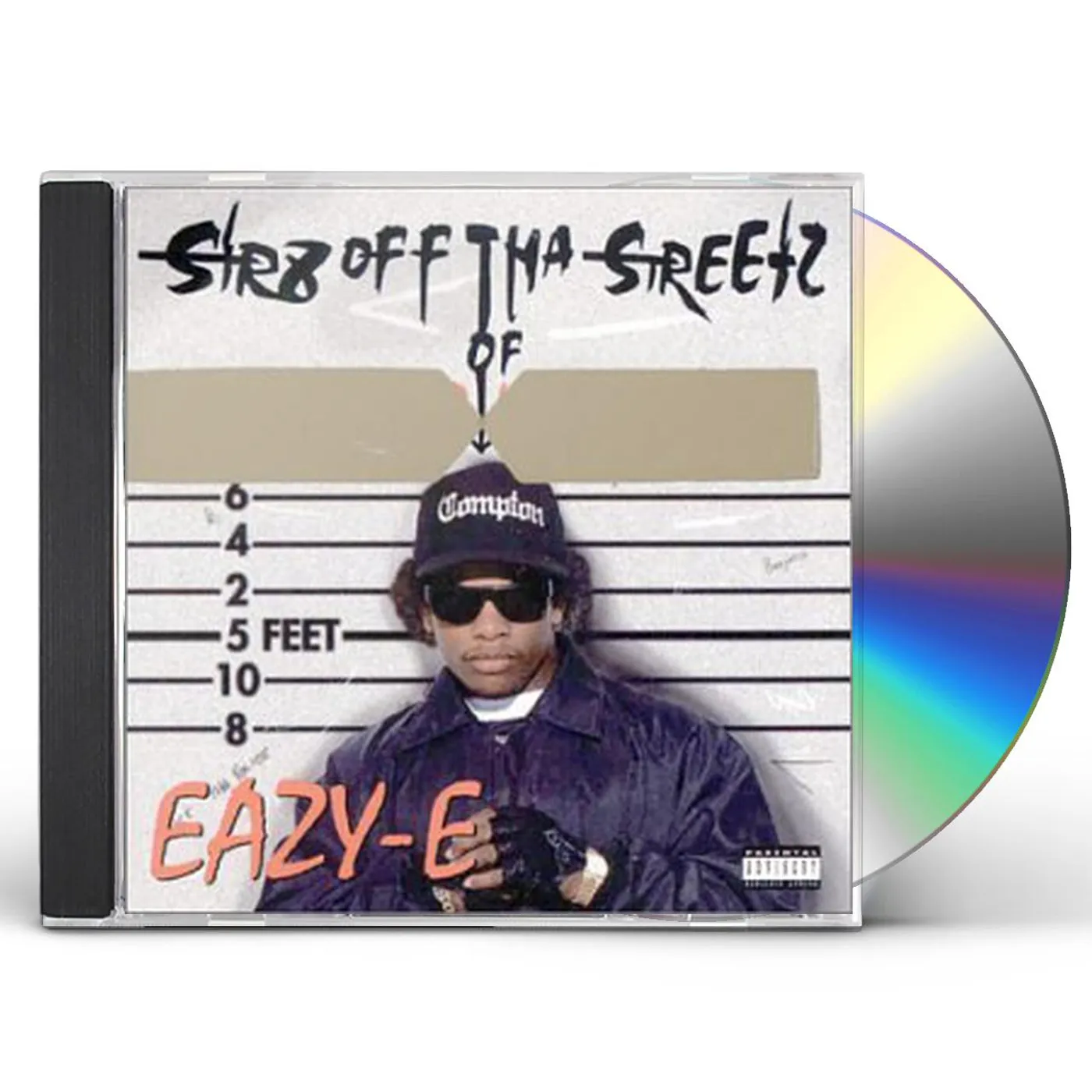 Eazy-E STR8 OFF THA STREETZ OF MUTHAPHUKKIN COMPTON CD