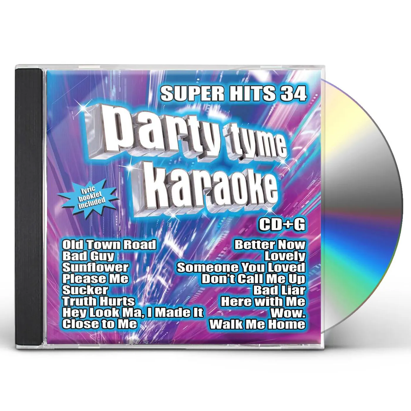 Party Tyme Karaoke Super Hits 34 (16-song CD+G) CD