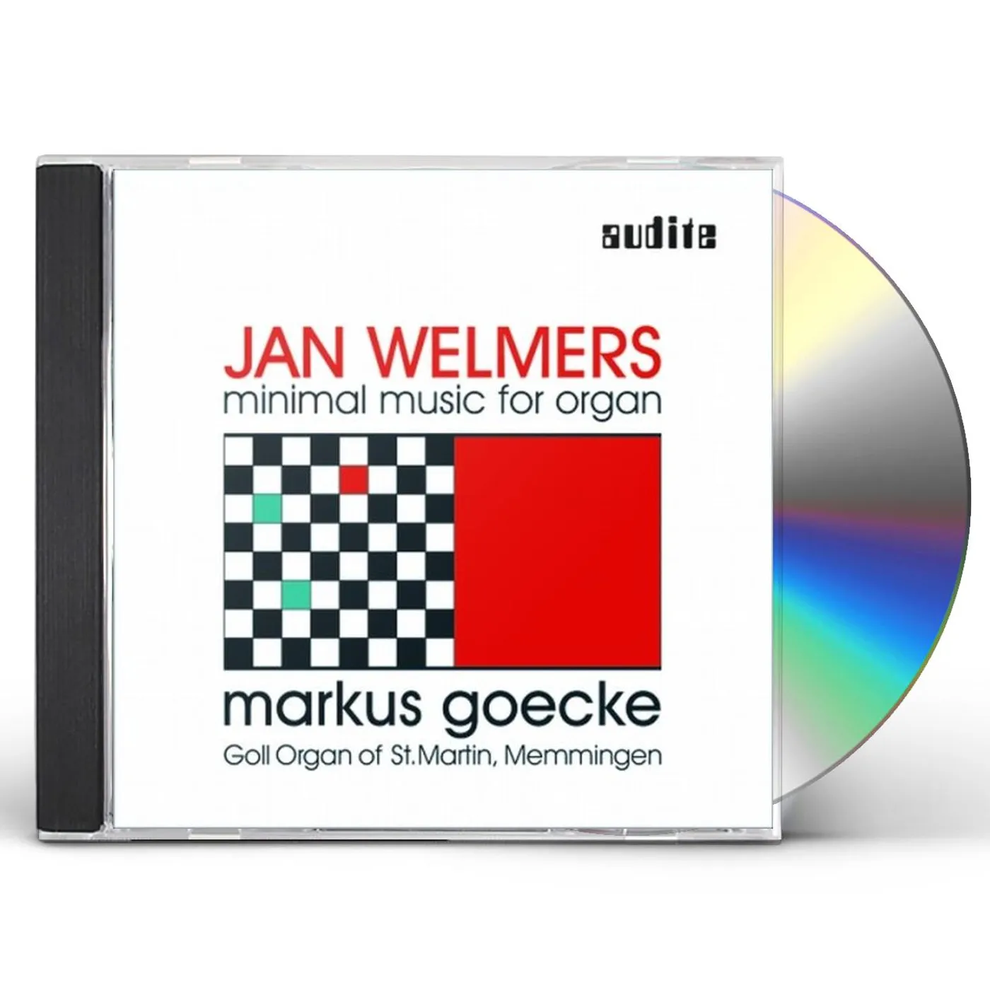 Jan Welmers WELMERS MINIMAL MUSIC FOR ORGAN CD