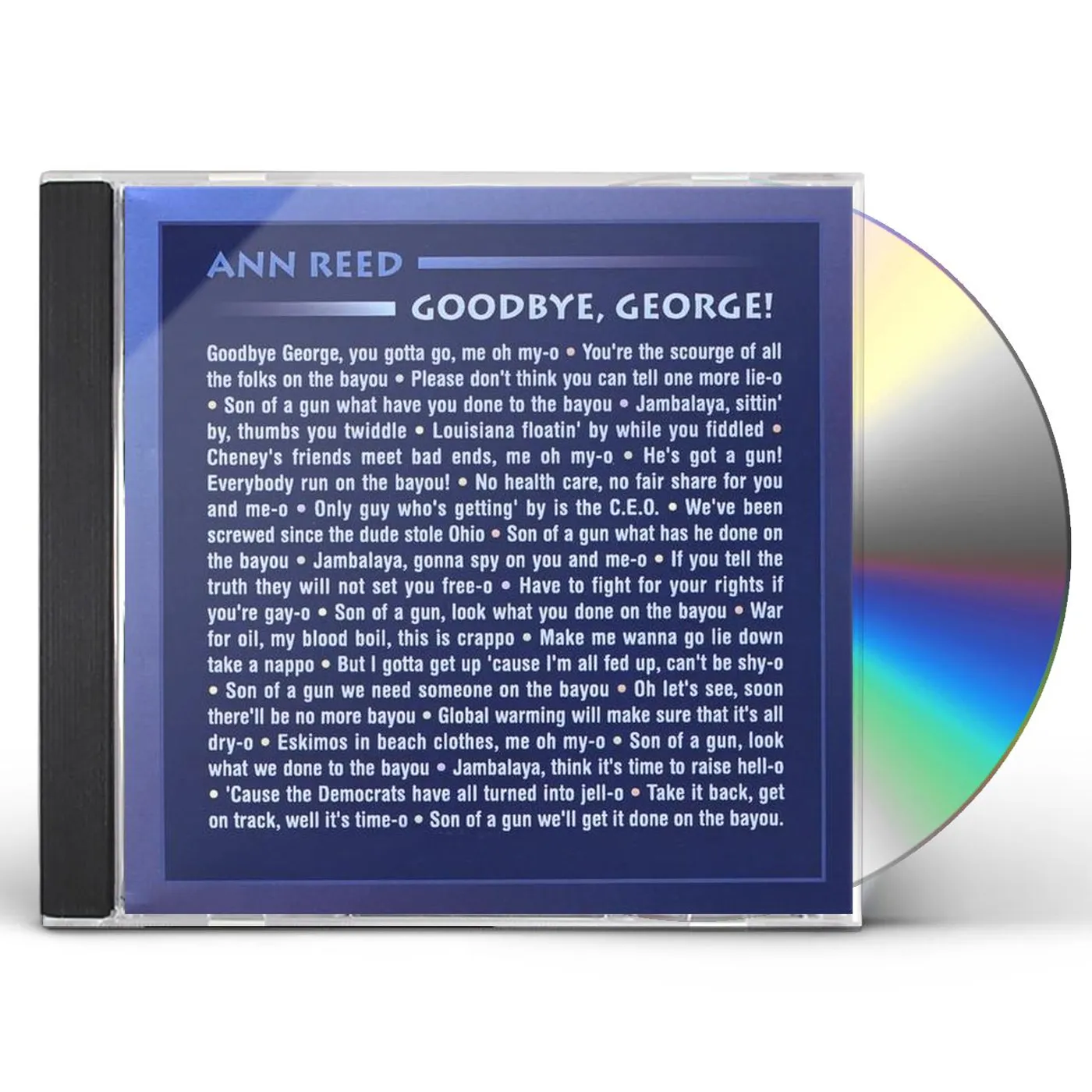Ann Reed GOODBYE GEORGE CD