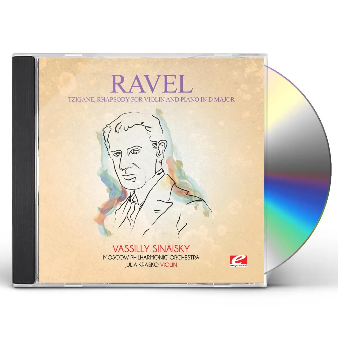 Ravel TZIGANE RHAPSODY FOR VIOLIN PIANO D MAJOR CD