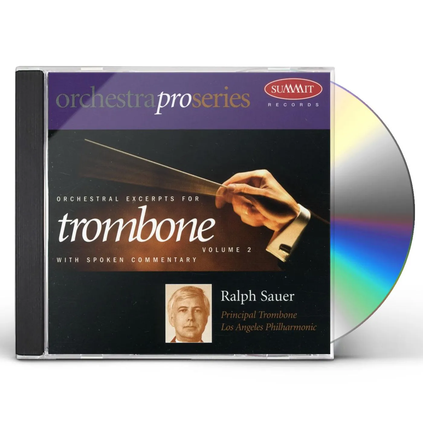 Ralph Sauer ORCHESTRAL EXCERPTS FOR TROMBONE 2 CD