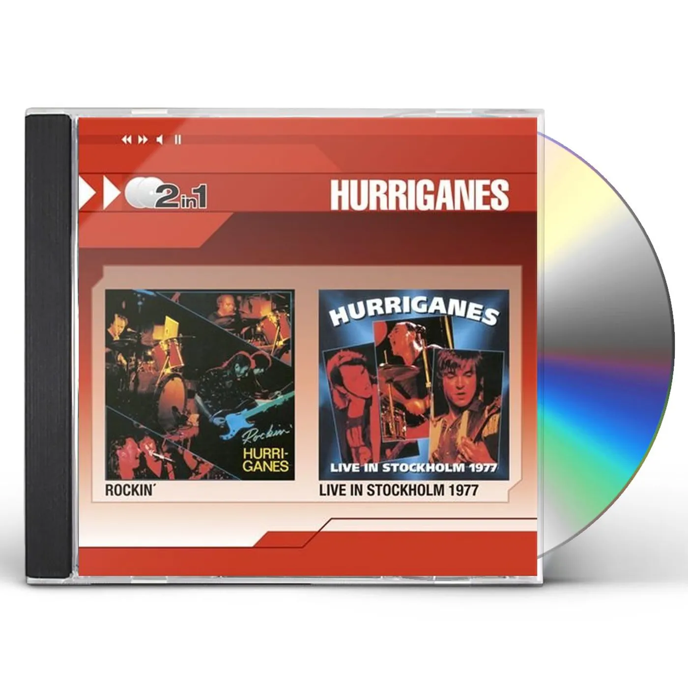 Hurriganes LIVE IN STOCKHOLM 1977 + ROCKIN CD