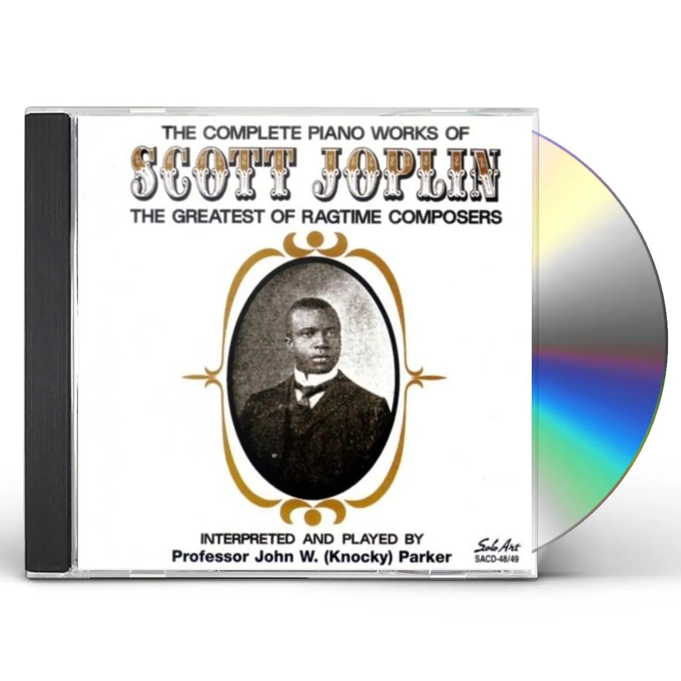 Knocky Parker COMPLETE PIANO WORKS OF SCOTT JOPLIN: GREATEST CD
