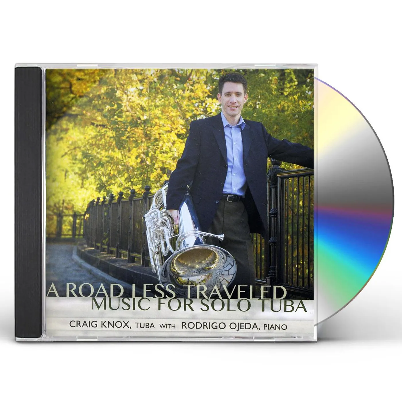 Craig Knox ROAD LESS TRAVELED - MUSIC FOR TUBA AND PIANO CD