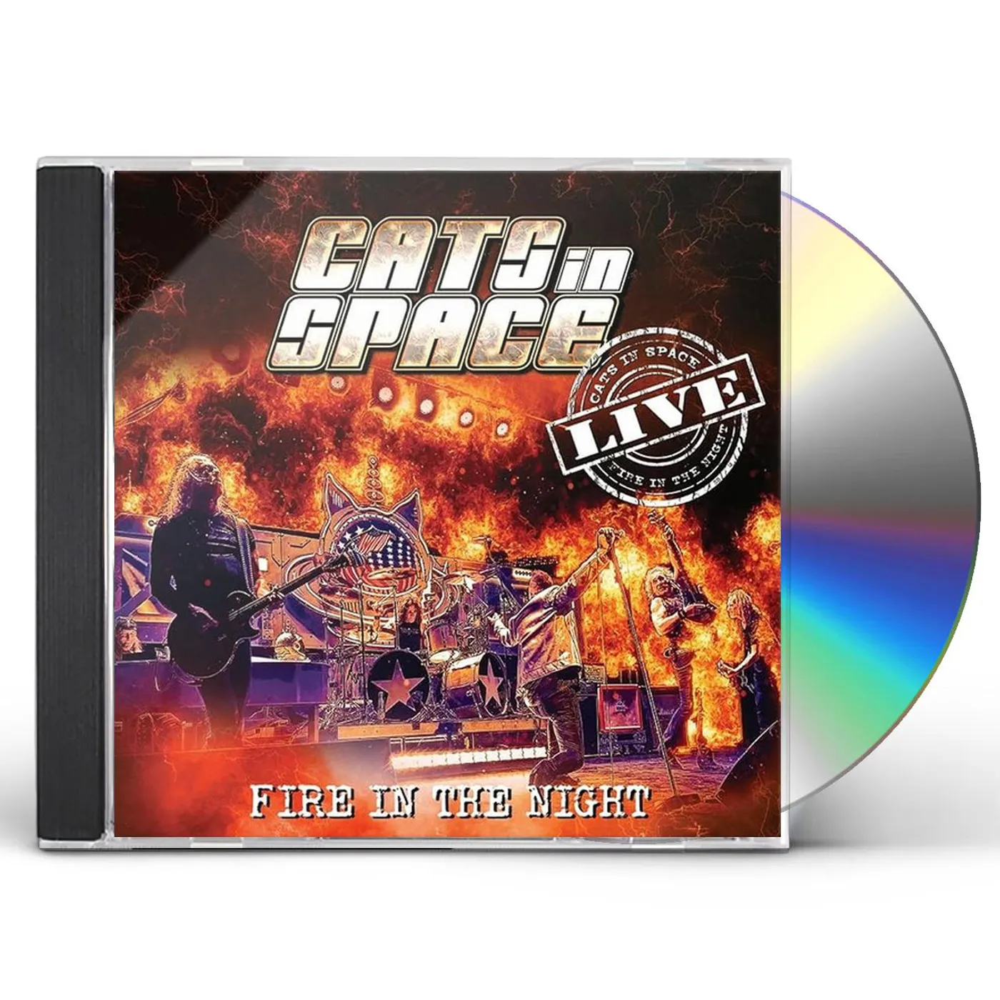 Cats in Space FIRE IN THE NIGHT: LIVE (2CD) CD