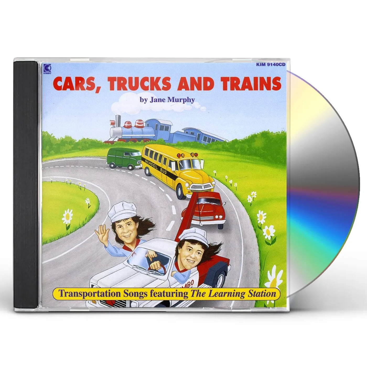 Kimbo Educational CARS, TRUCKS AND TRAINS CD