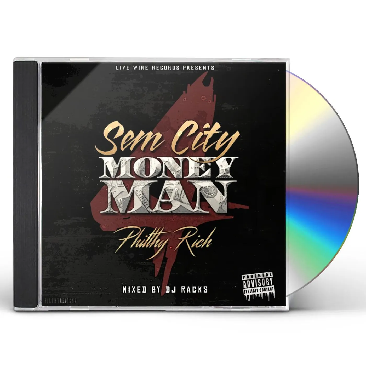 Philthy Rich SEM CITY MONEY MAN 4 CD