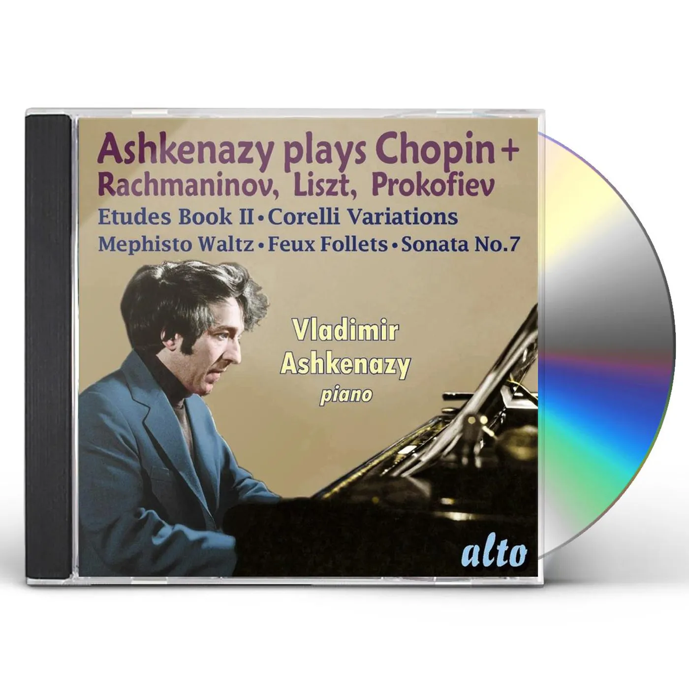 Vladimir Ashkenazy Ashkenazy Plays Chopin, Rachmaninov, Liszt & Prokofiev CD