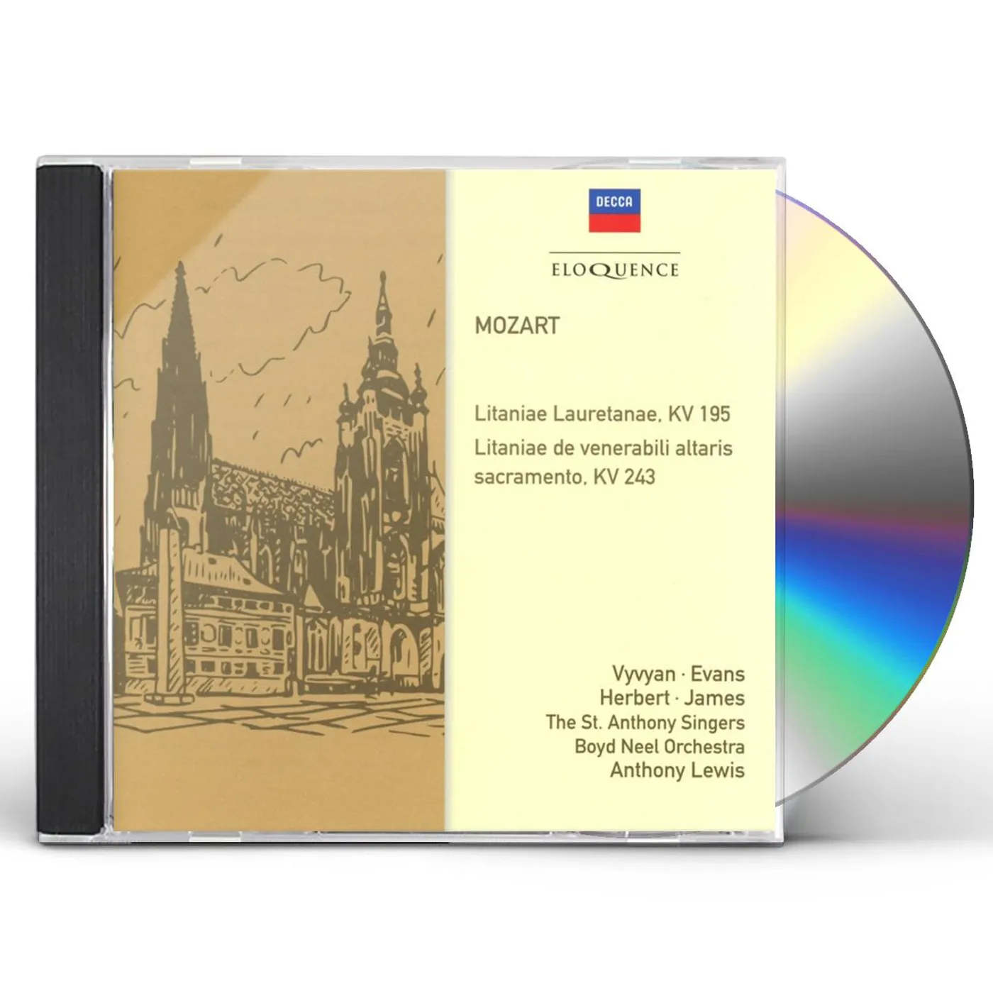 Jennifer Vyvyan MOZART: LITANIES, KV 195 & 243 CD