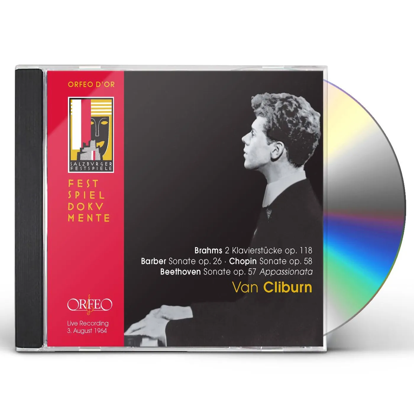 Van Cliburn BARBER BEETHOVEN BRAHMS CHOPIN CD