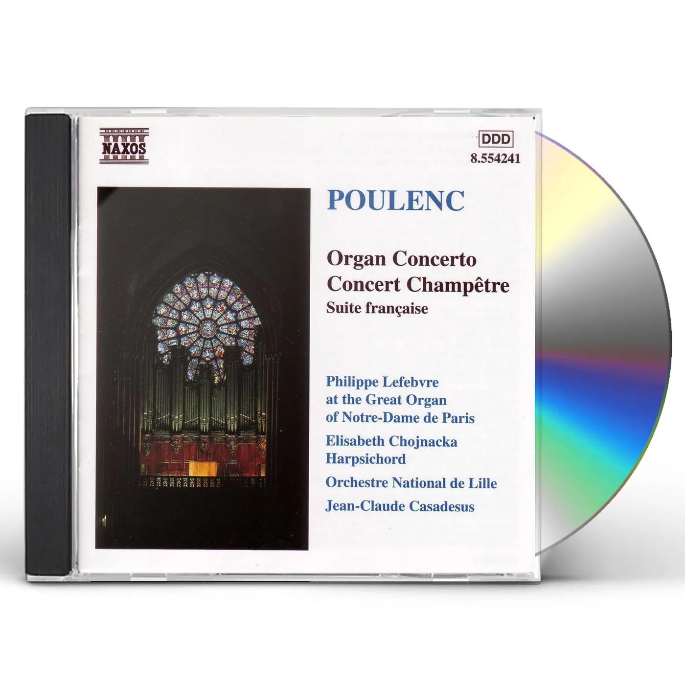 Poulenc ORGAN CONCERTO/CONCERT CHAMPET CD