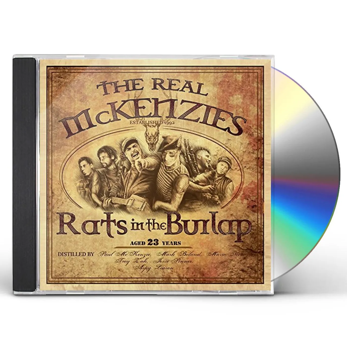 The Real McKenzies RATS IN THE BURLAP CD