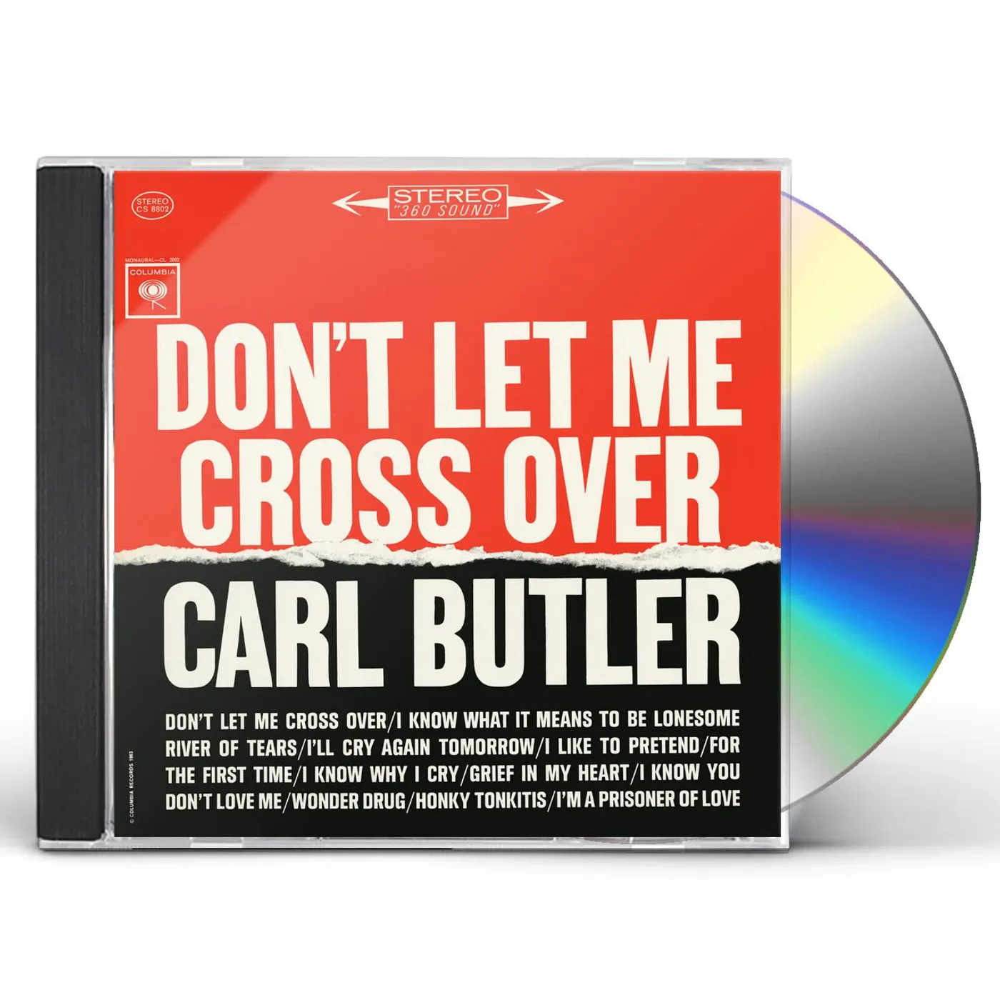 Carl Butler DON'T LET ME CROSS OVER CD