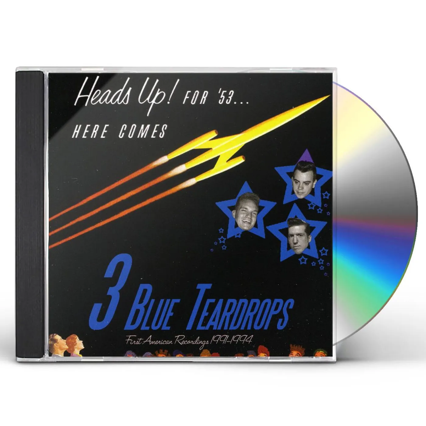 Three Blue Teardrops HEADS UP FOR 53 CD