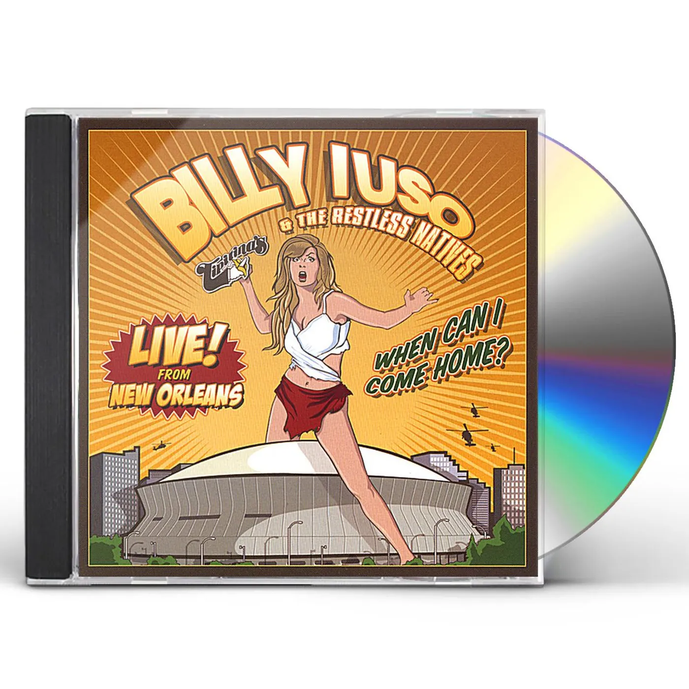 Billy Iuso LIVE IN NEW ORLEANS WHEN CAN I COME HOME CD