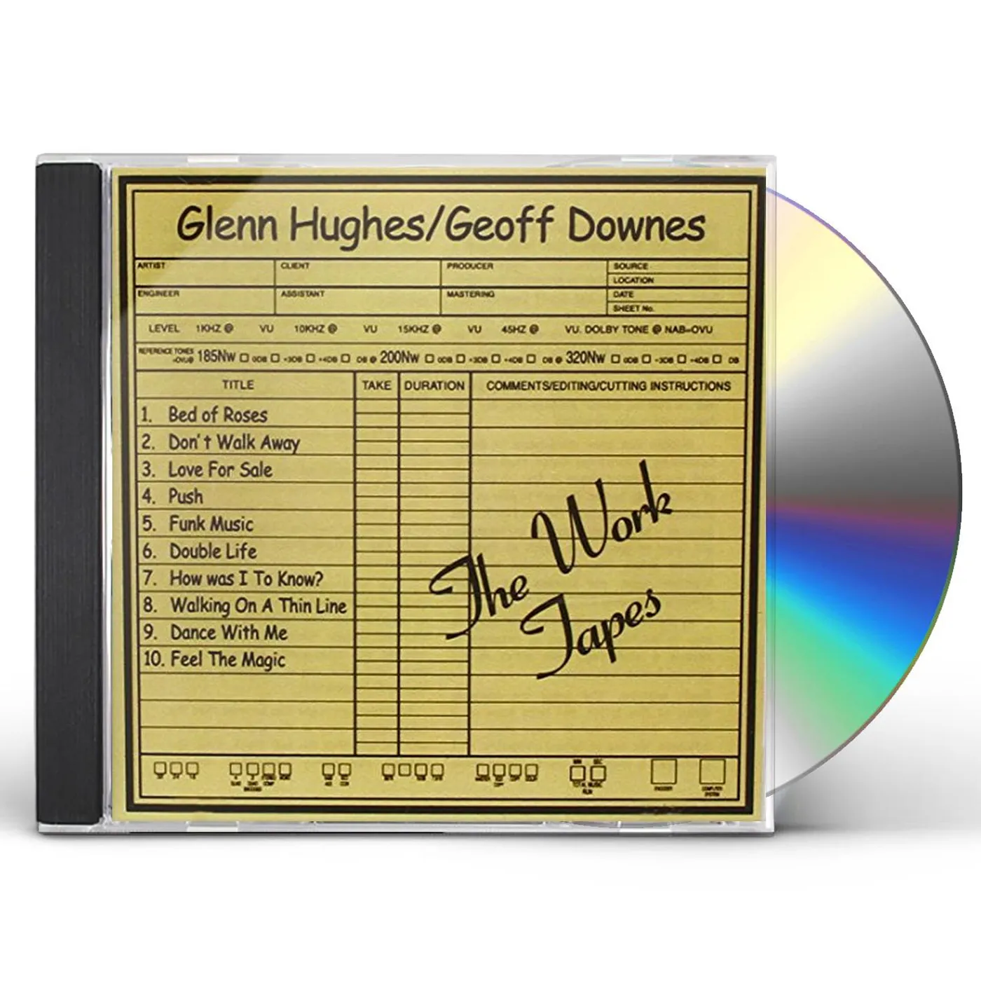 Glenn Hughes WORK TAPES CD