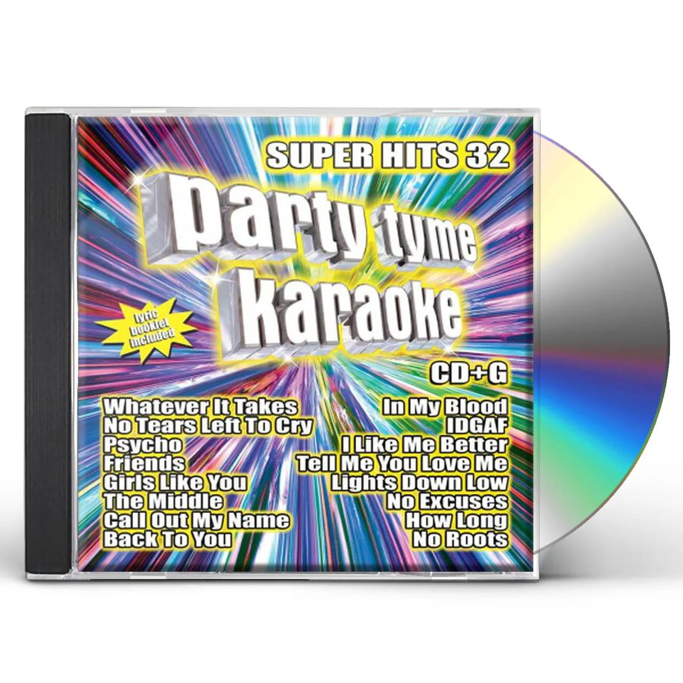 Party Tyme Karaoke SUPER HITS 32 (16-SONG CD+G) CD