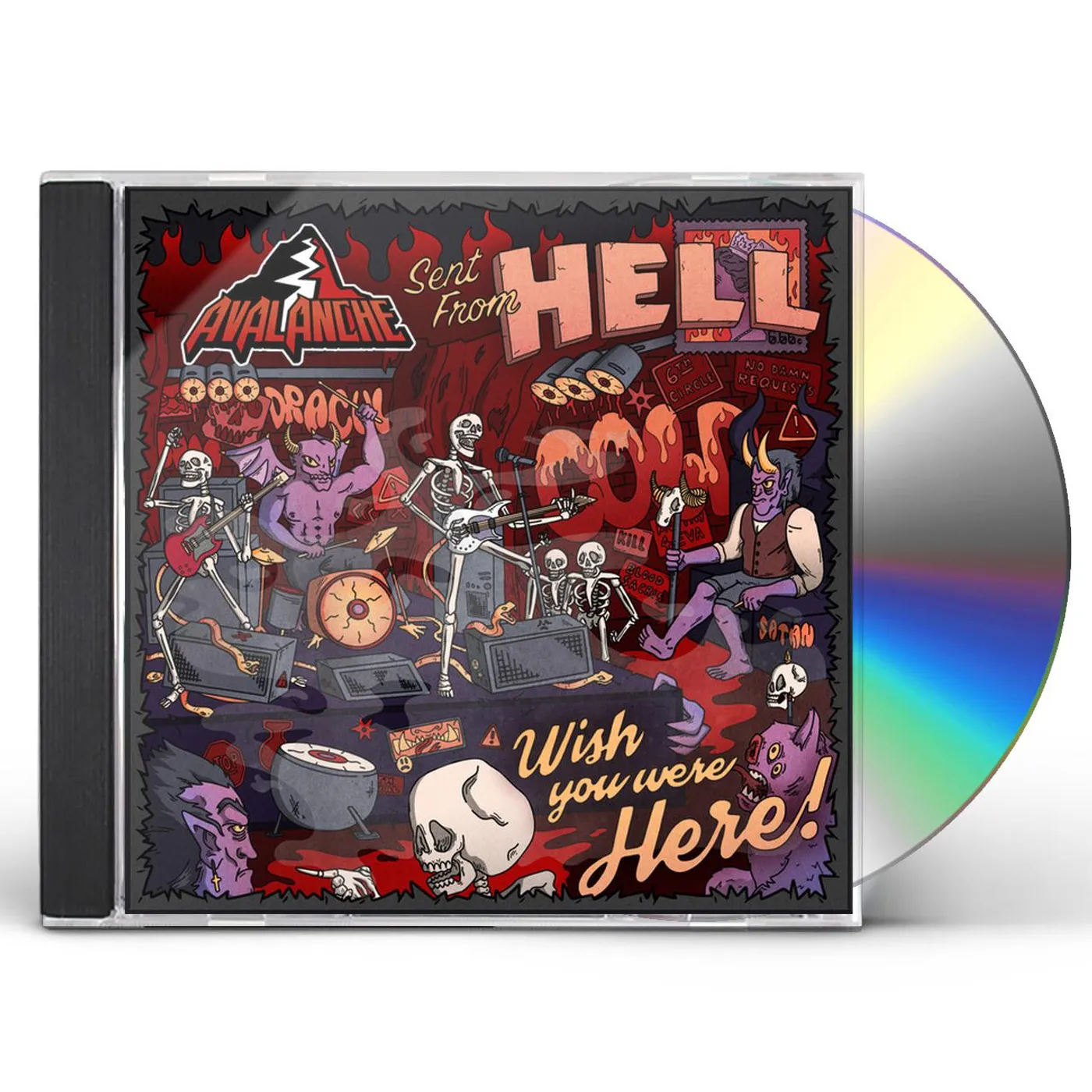 Avalanche SENT FROM HELL CD