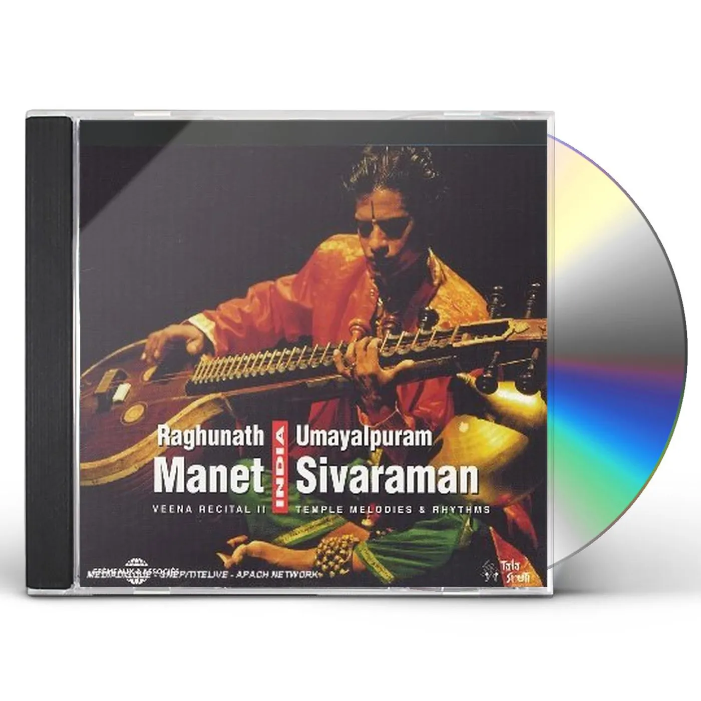 Raghunath Manet VEENA RECITAL II: TEMPLE MELODIES & RHYTHMS CD