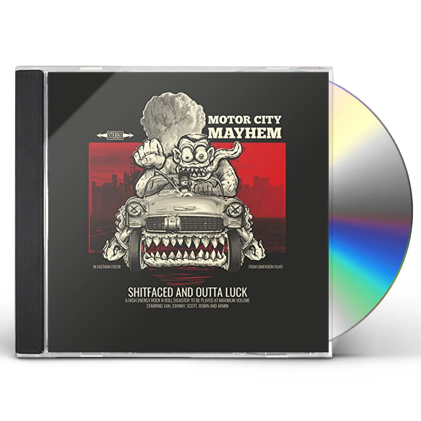 Motor City Mayhem SHITFACED & OUTTA LUCK CD