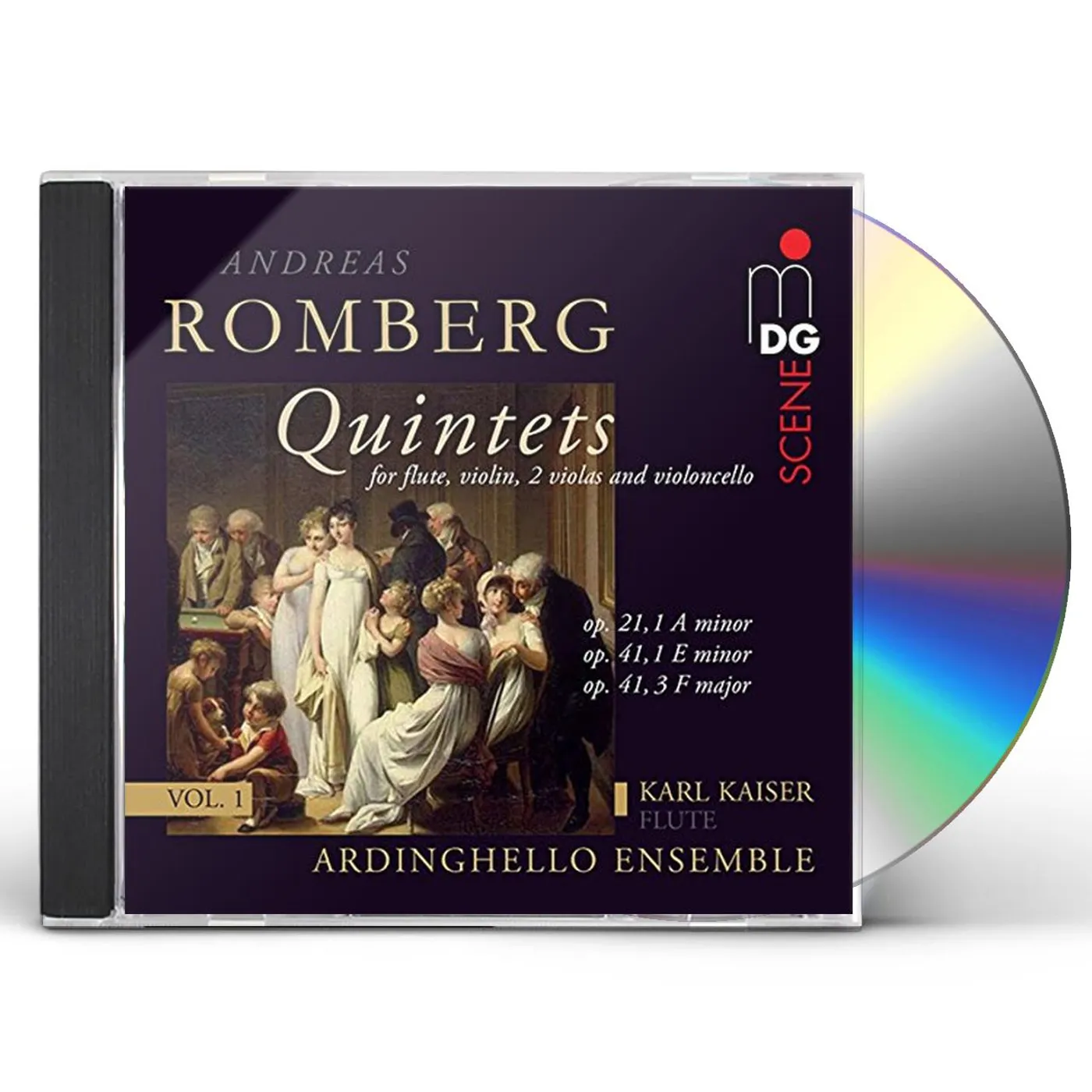 Ardinghello Ensemble FLUTE QUARTETS OP. 21 1 & 41 CD