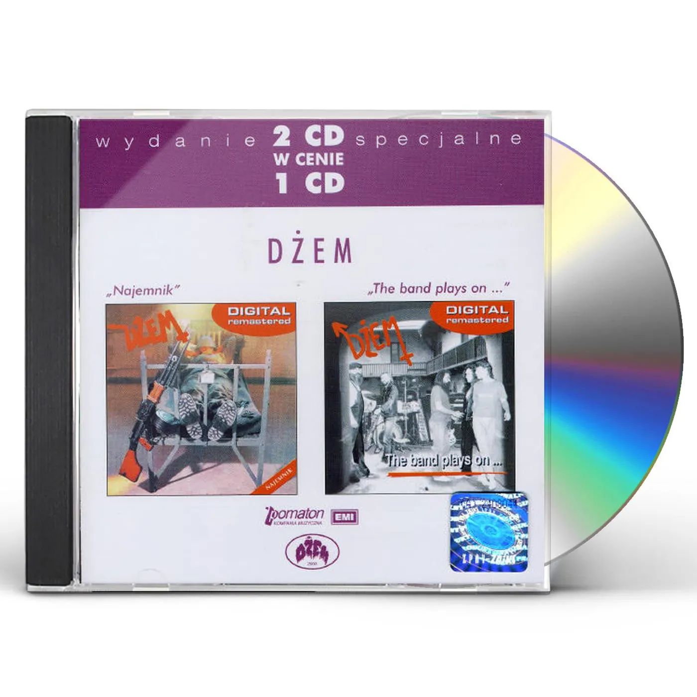 Dzem NAJEMNIK/BAND PLAYS ON CD