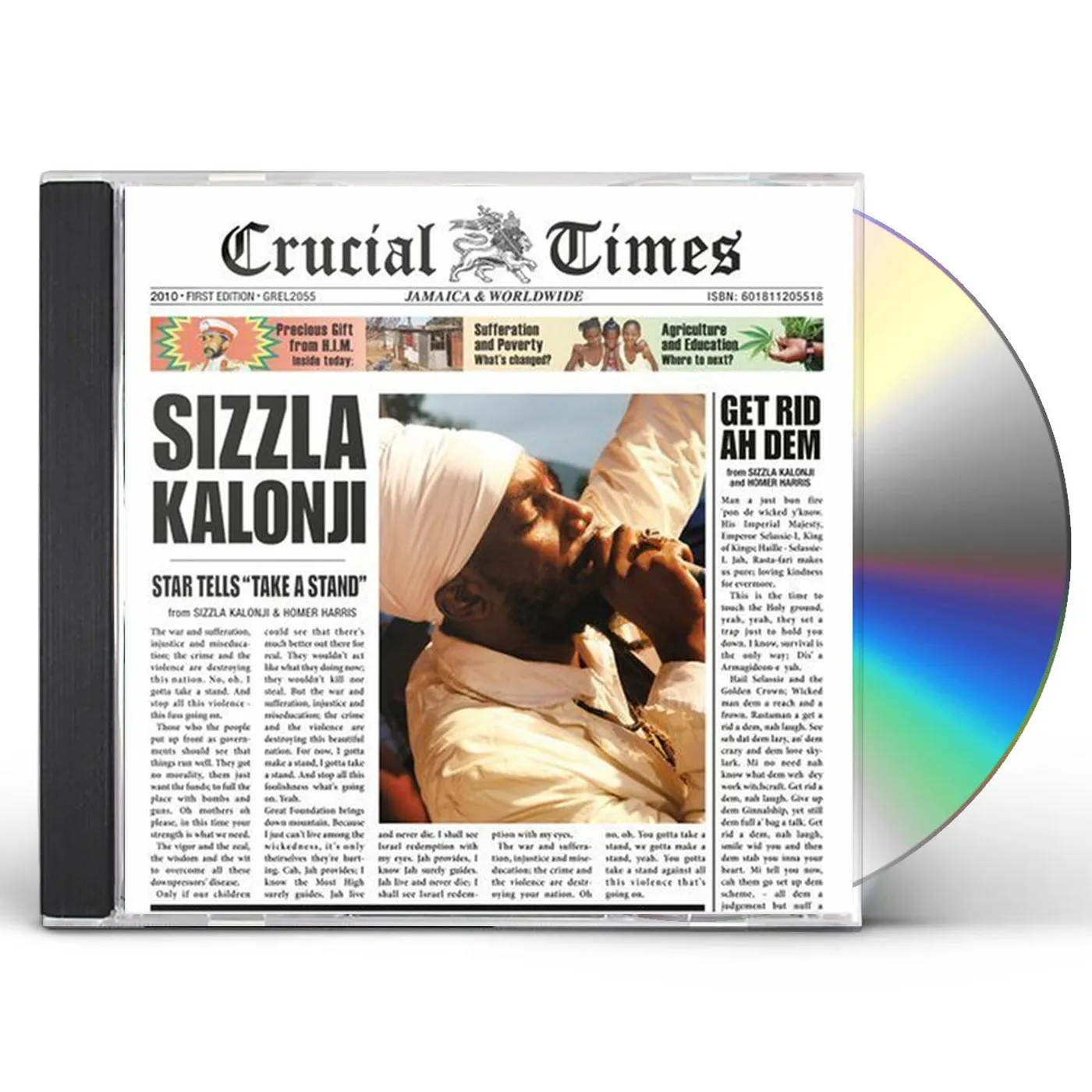 Sizzla CRUCIAL TIMES CD