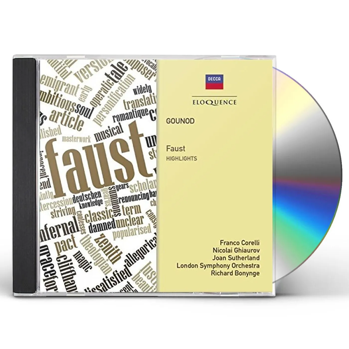 Richard Bonynge GOUNOD: FAUST HIGHLIGHTS CD