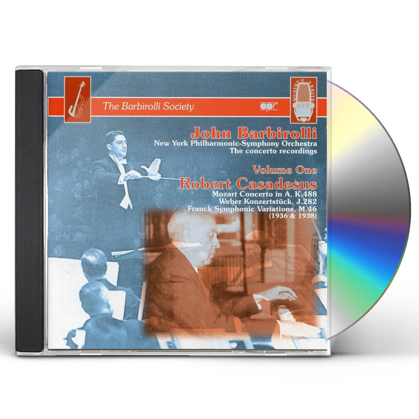 Robert Casadesus LIVE RECORDINGS FROM CARNEGIE HALL 1936 & 1938 CD