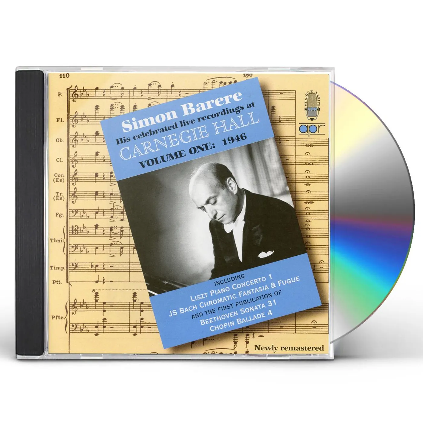 Simon Barere AT CARNEGIE HALL 1 CD