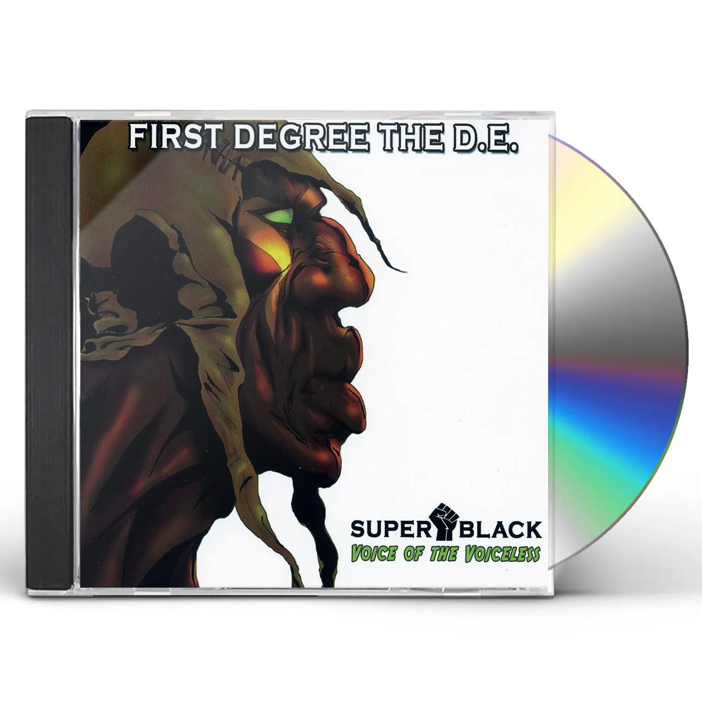 First Degree The D.E. SUPER BLACK: VOICE OF THE VOICELESS CD