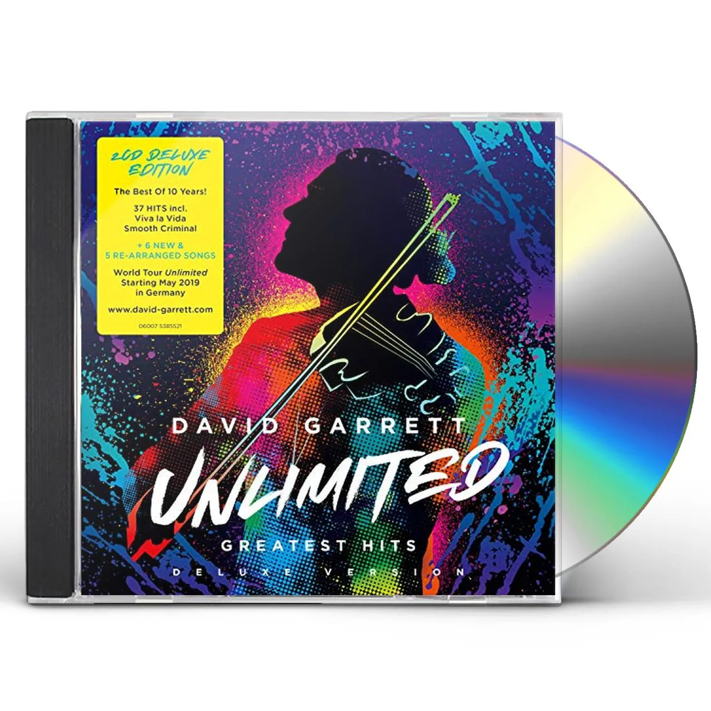 David Garrett UNLIMITED: GREATEST HITS CD - Deluxe Edition, UK Release