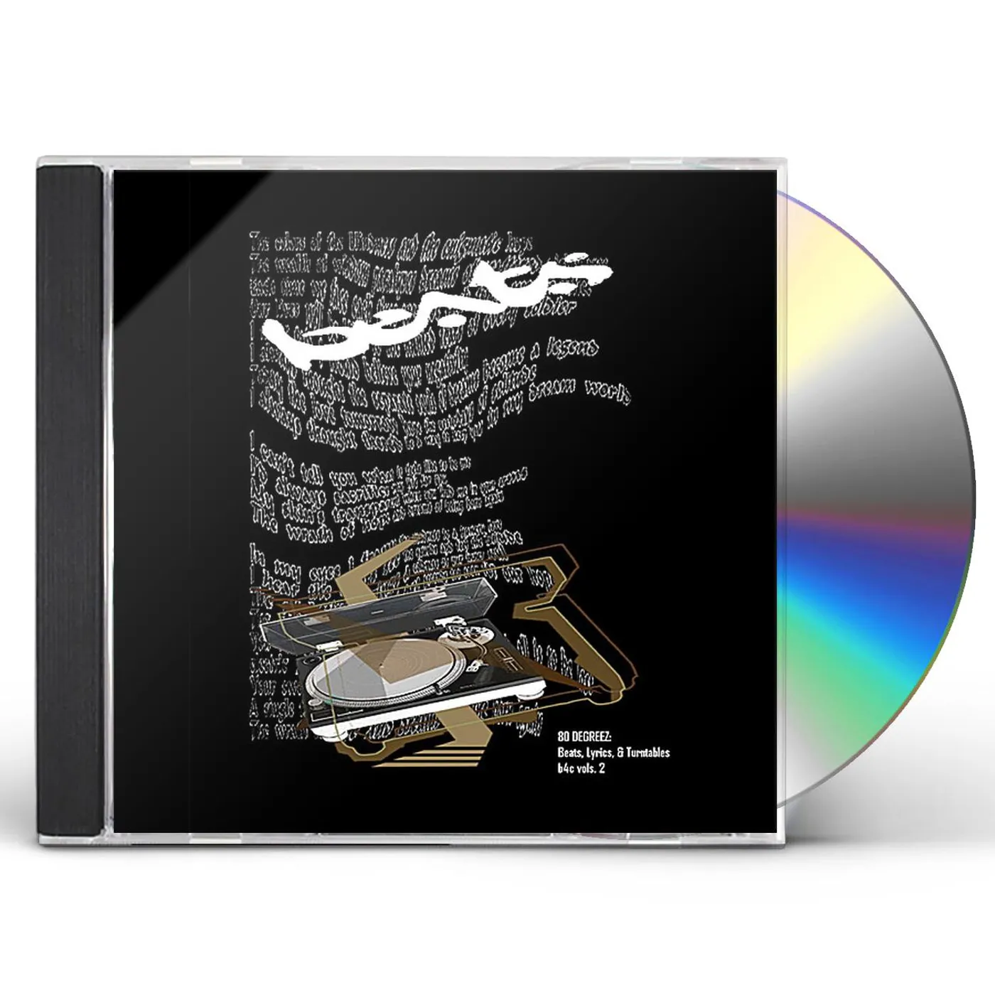 80 Degreez BEATS & LYRICS & TURNTABLES CD