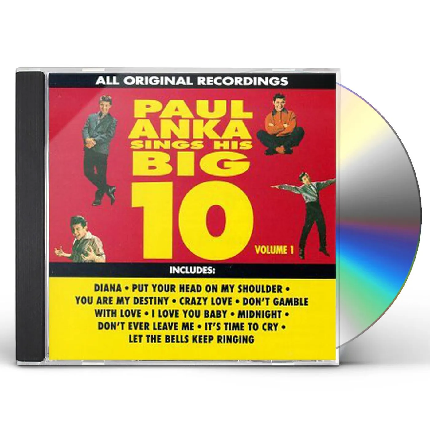 Paul Anka SING HIS BIG TEN 1 CD