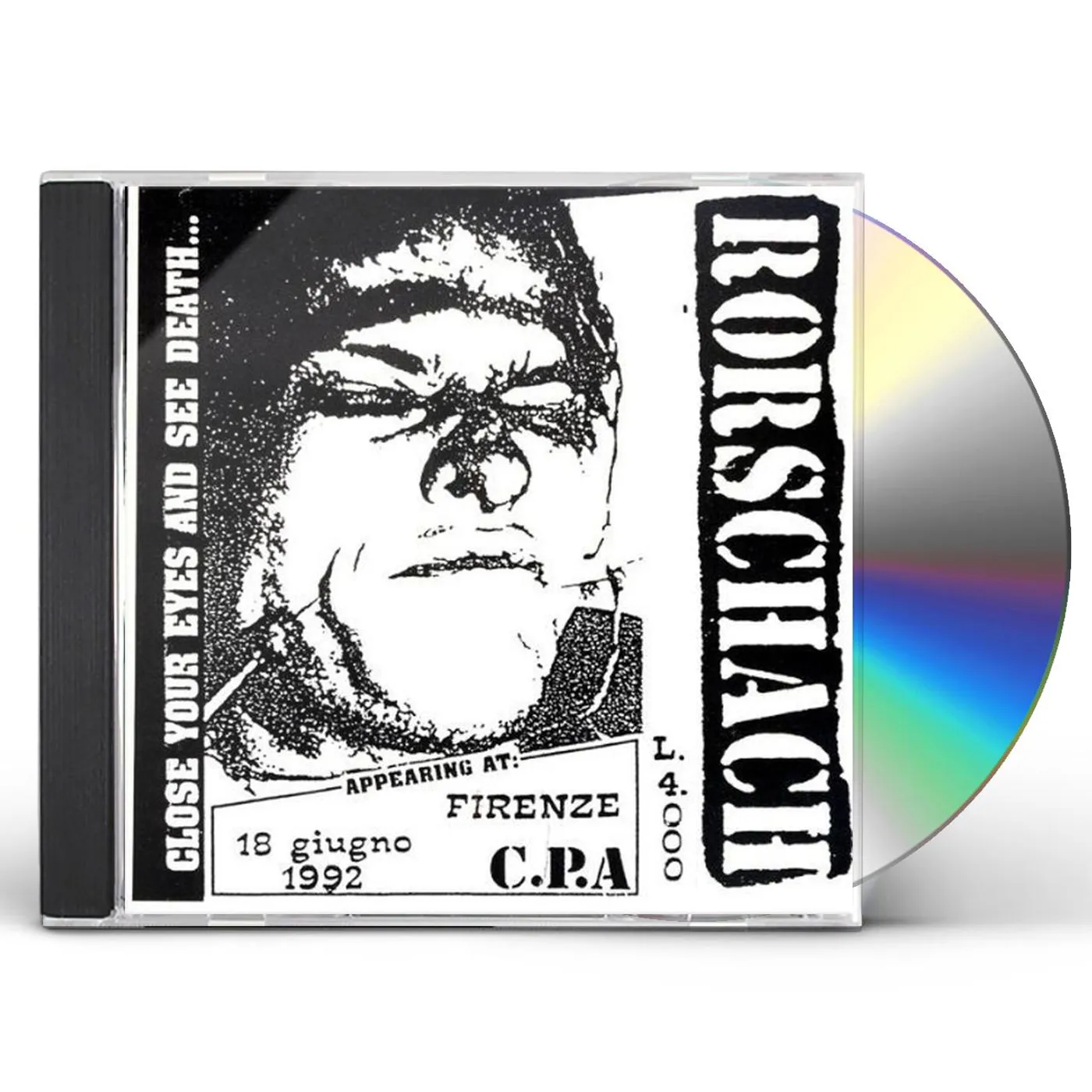 Rorschach LIVE IN ITALY 92 CD