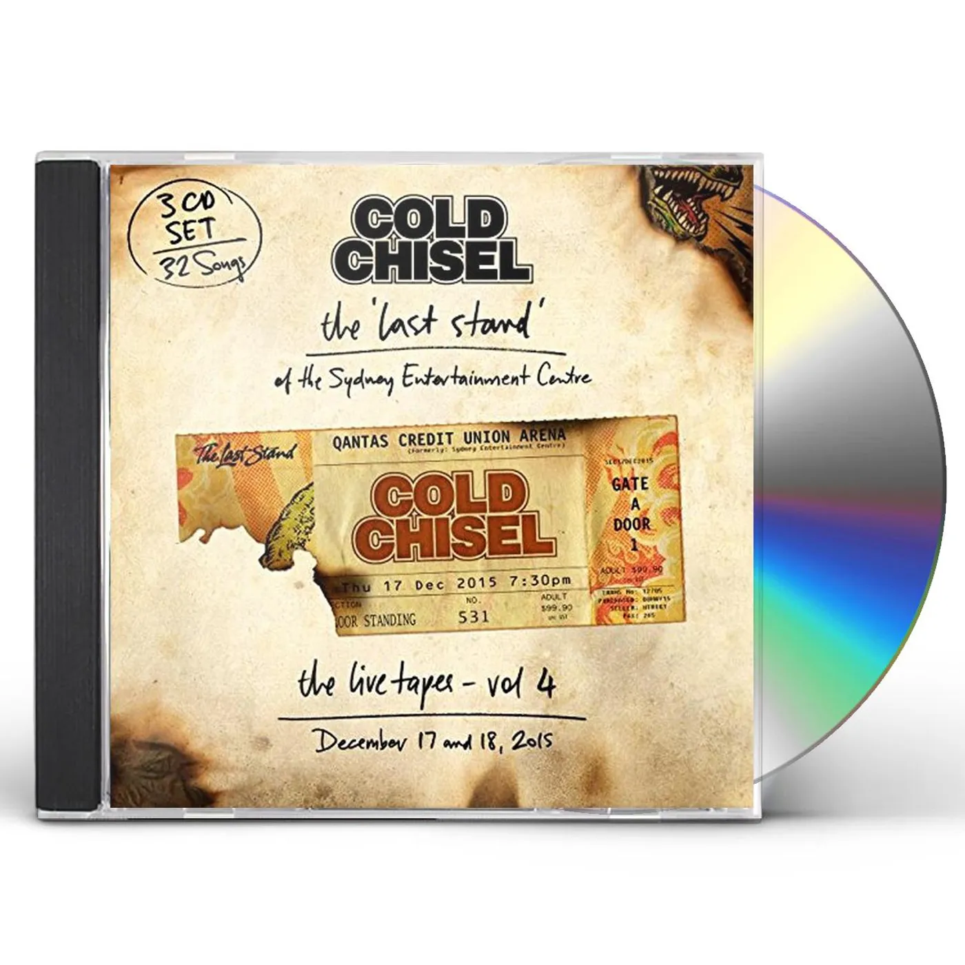 Cold Chisel LIVE TAPES 4: LAST STAND OF SYDNEY ENTERTAINMENT CD