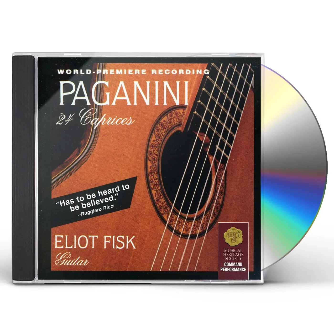 Eliot Fisk PAGANINI 24 CAPRICES CD