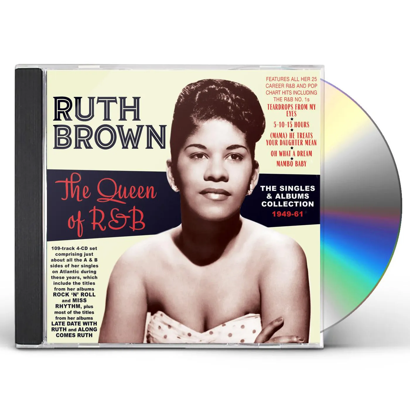 Ruth Brown QUEEN OF R&B: THE SINGLES & ALBUMS COLLECTION 1949-61 CD